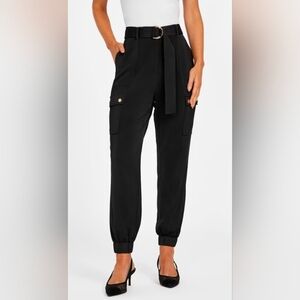 Guess Belinda Black Women's Cargo Jogger Pants